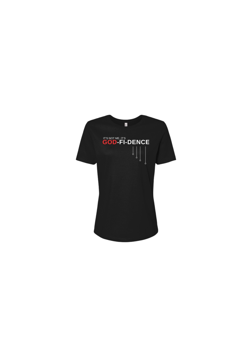 GOD-FI-DENCE Tee Black (Women)