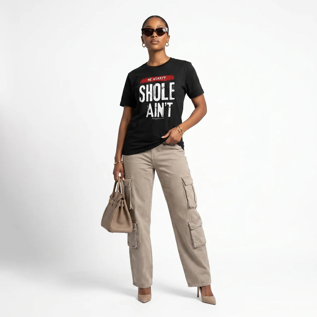 Worry? Tee Black (Woman)