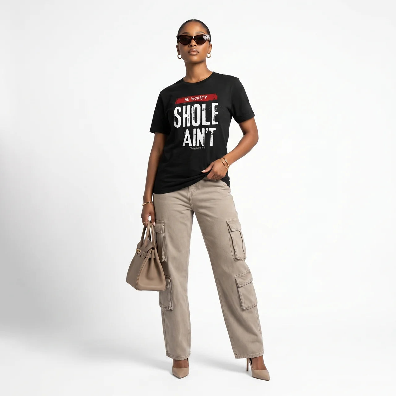 Worry? Tee Black (Woman)
