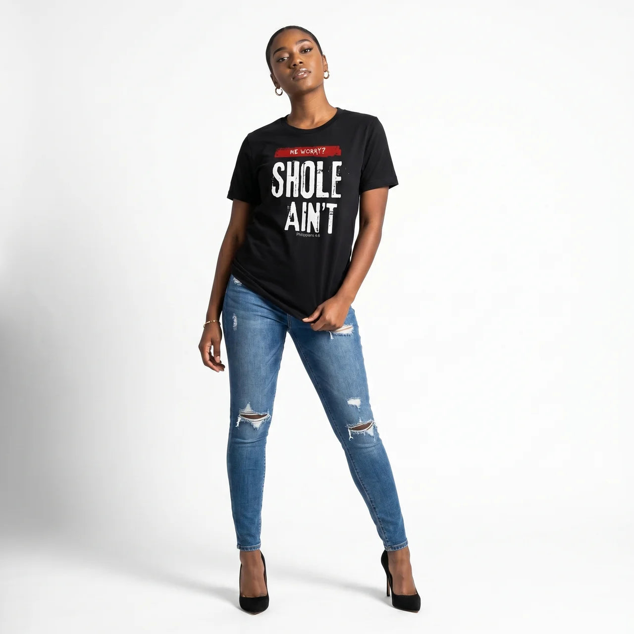 Worry? Tee Black (Woman)