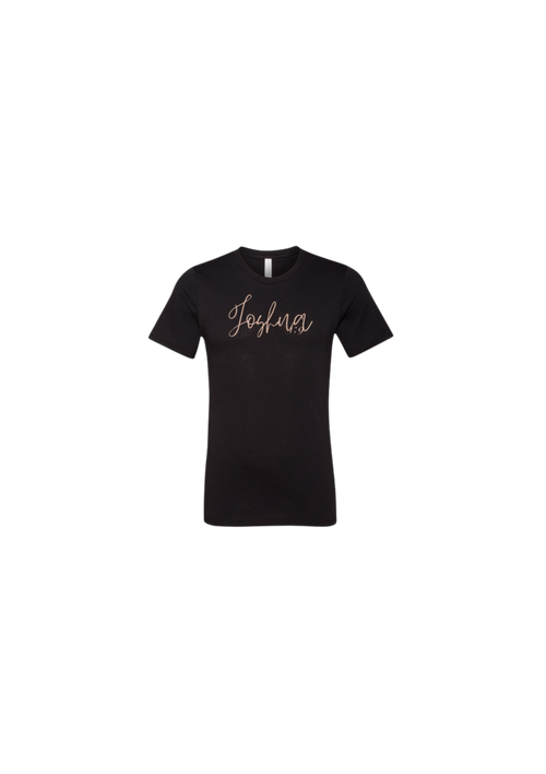 Joshua 1:9 Tee Black (Unisex)