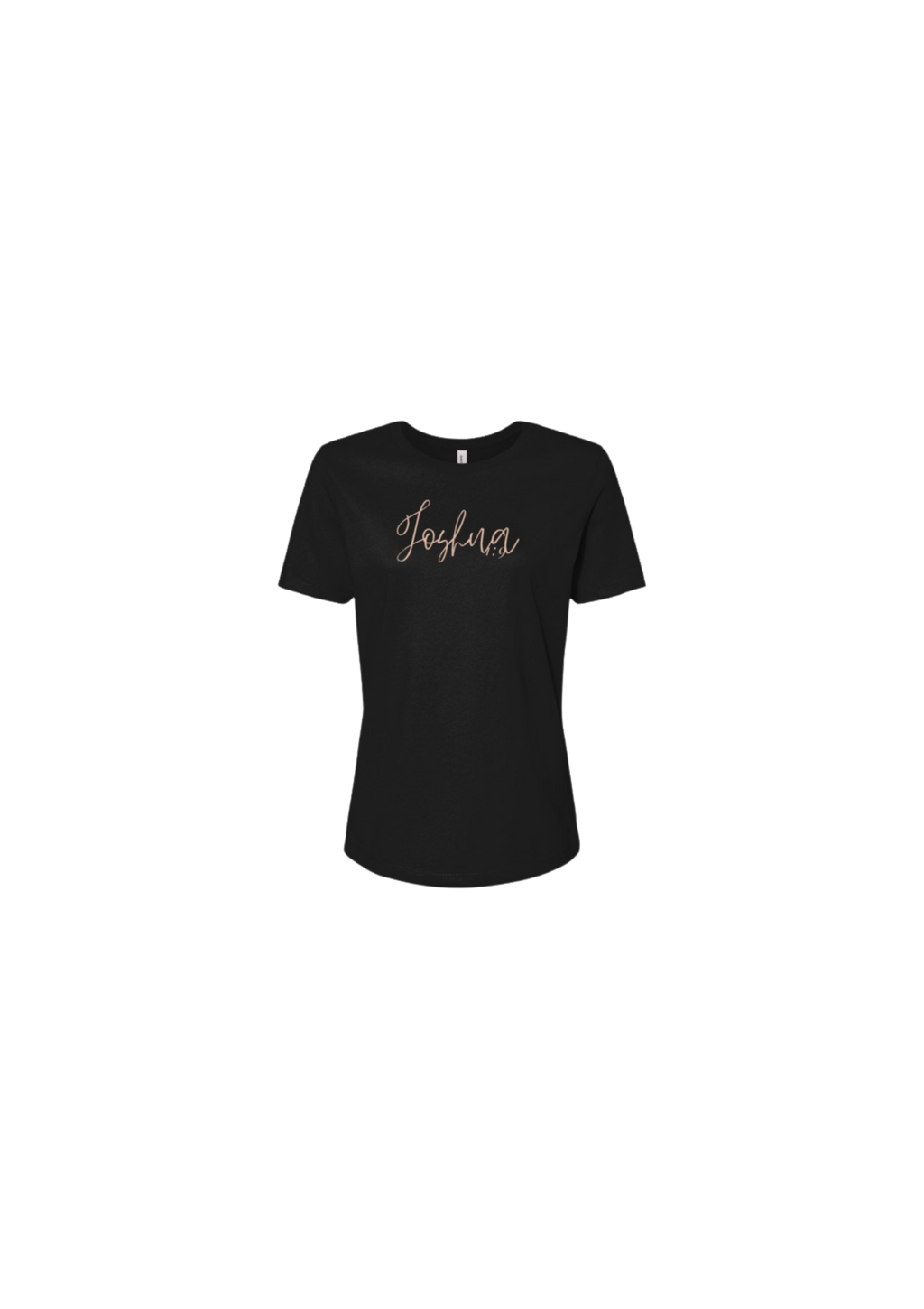 Joshua 1:9 Tee Black (Woman)