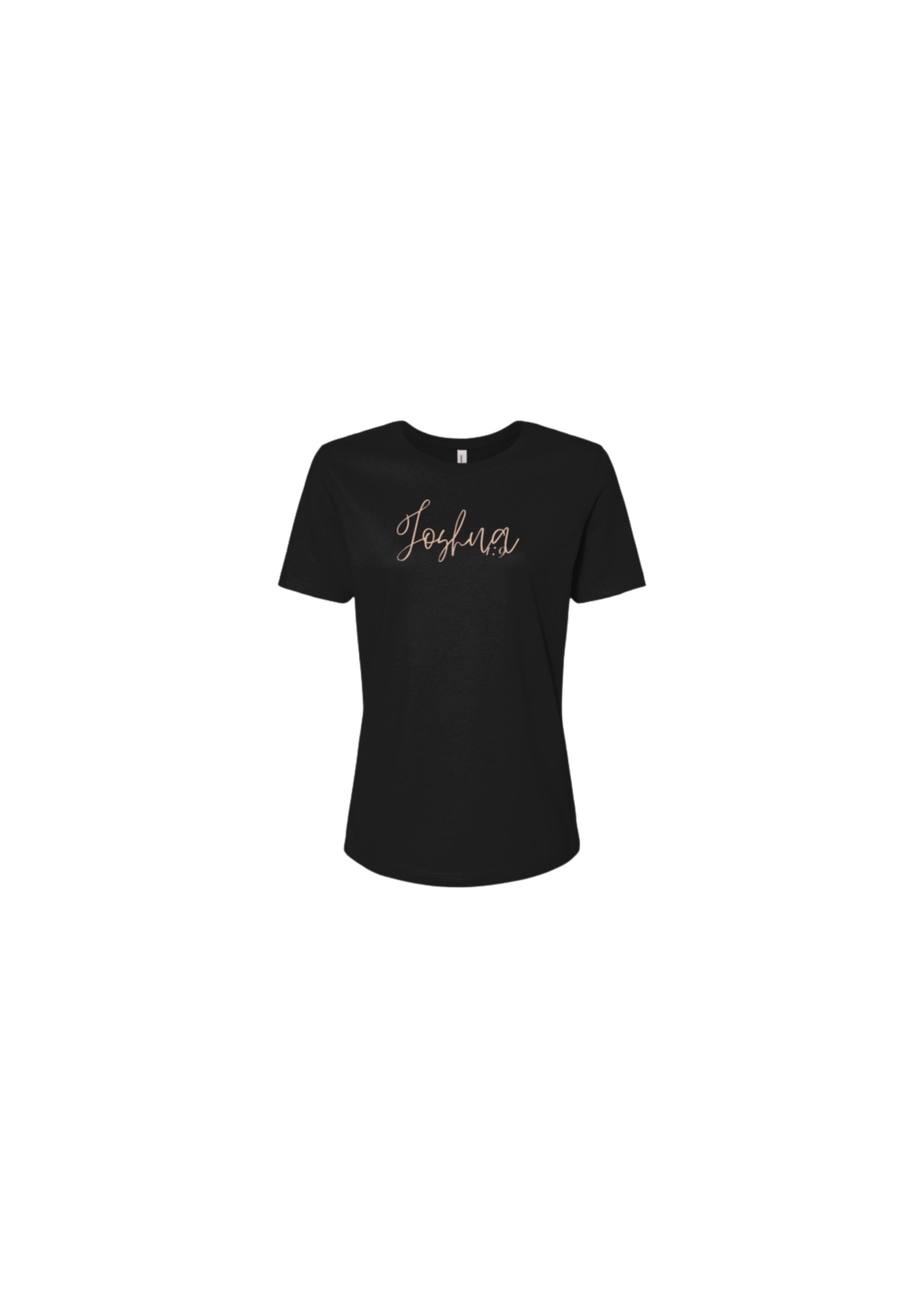 Joshua 1:9 Tee Black (Woman)